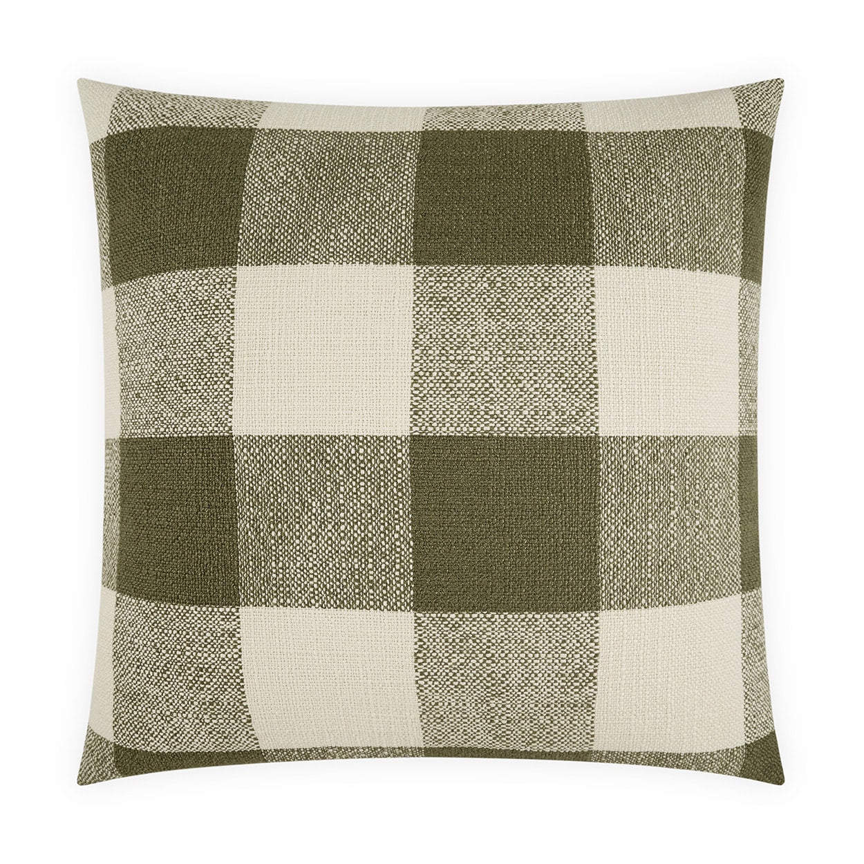 D.V. Kap Home Checked Out Pillow - Dill