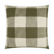 D.V. Kap Home Checked Out Pillow - Dill