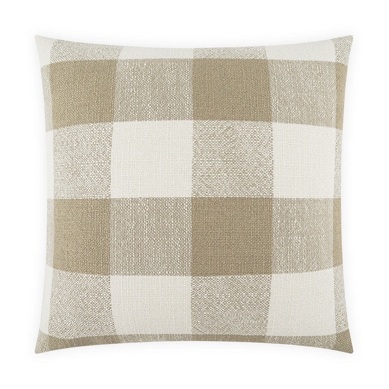 D.V. Kap Home Checked Out Pillow - Mushroom