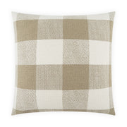 D.V. Kap Home Checked Out Pillow - Mushroom