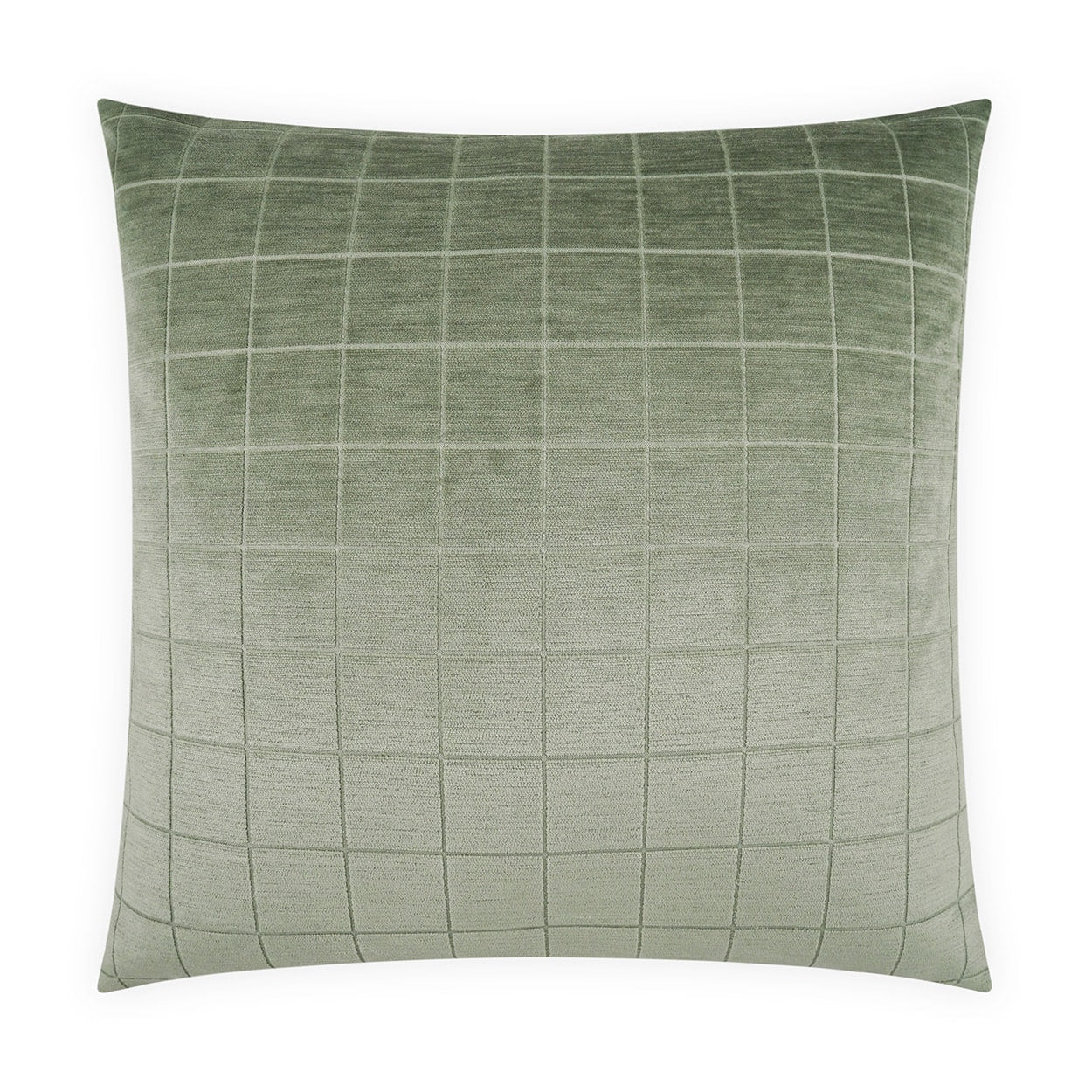 D.V. Kap Home Camden Check Pillow - Aloe