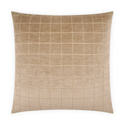 D.V. Kap Home Camden Check Pillow - Fawn