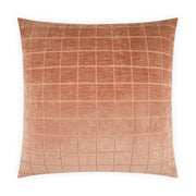 D.V. Kap Home Camden Check Pillow - Salmon
