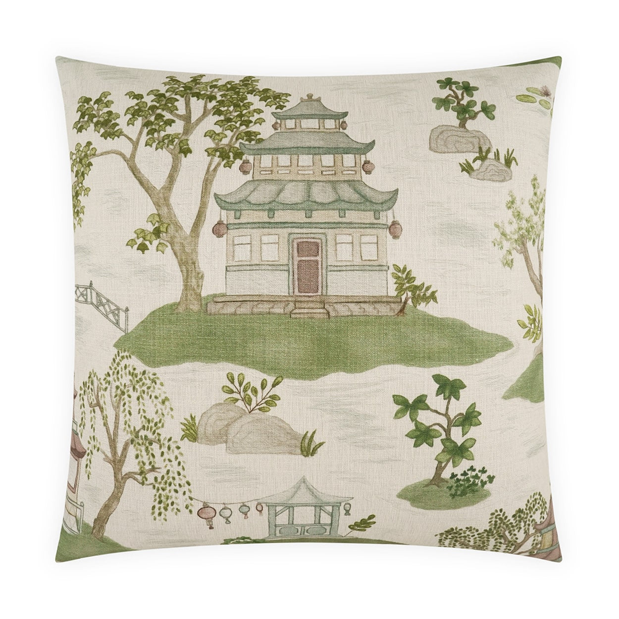 D.V. Kap Home Tang Pillow - Green
