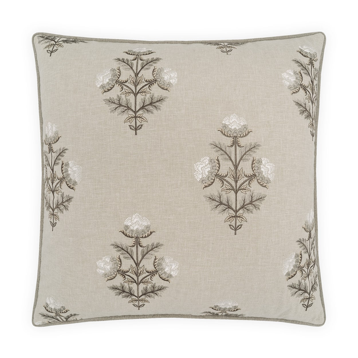 D.V. Kap Home Bloomfield Pillow - Truffle