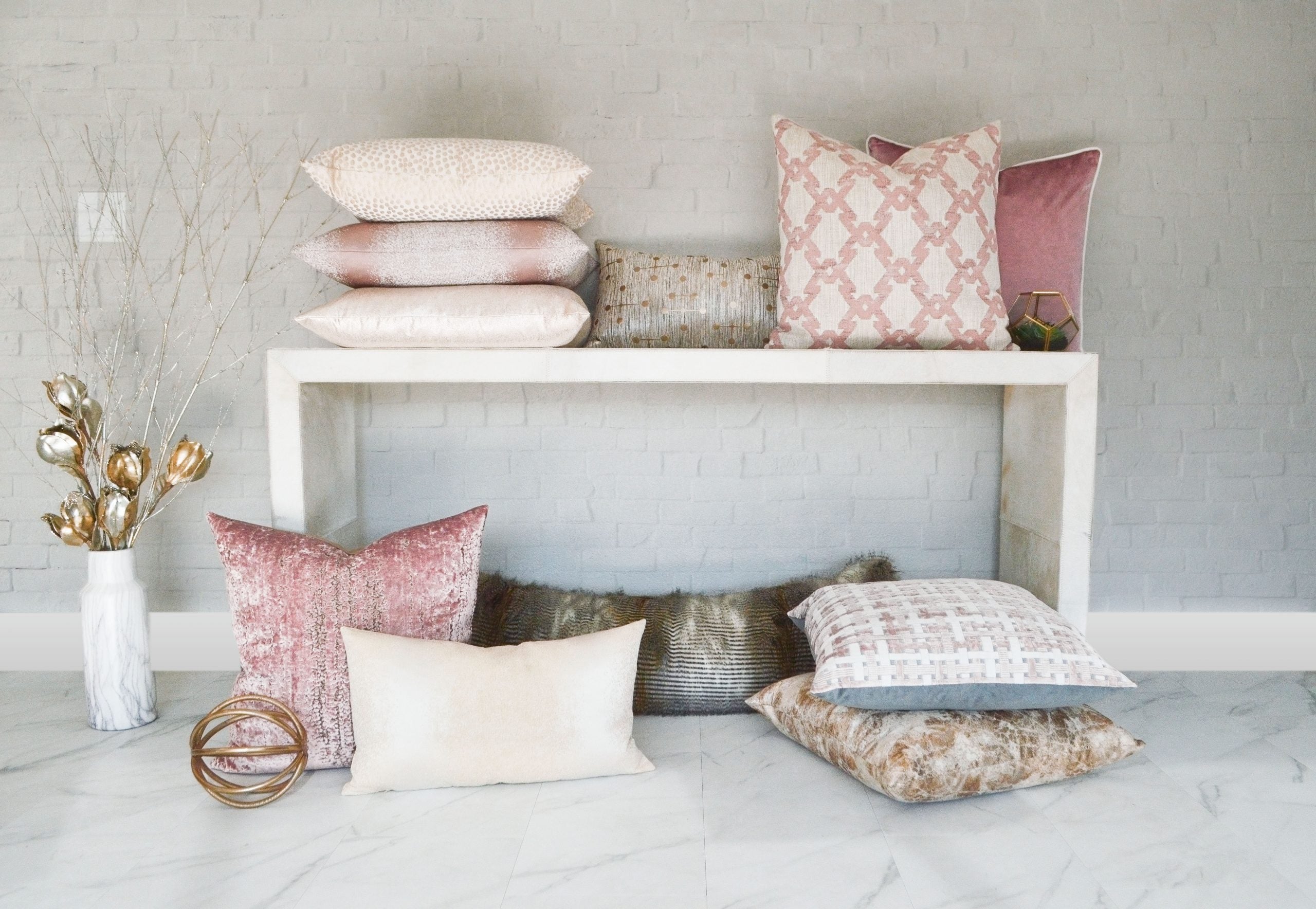 D.V. Kap Home Darling Pillow - Rose
