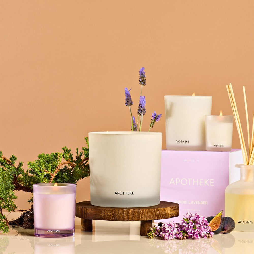 Apotheke Hinoki Lavender Votive Candle