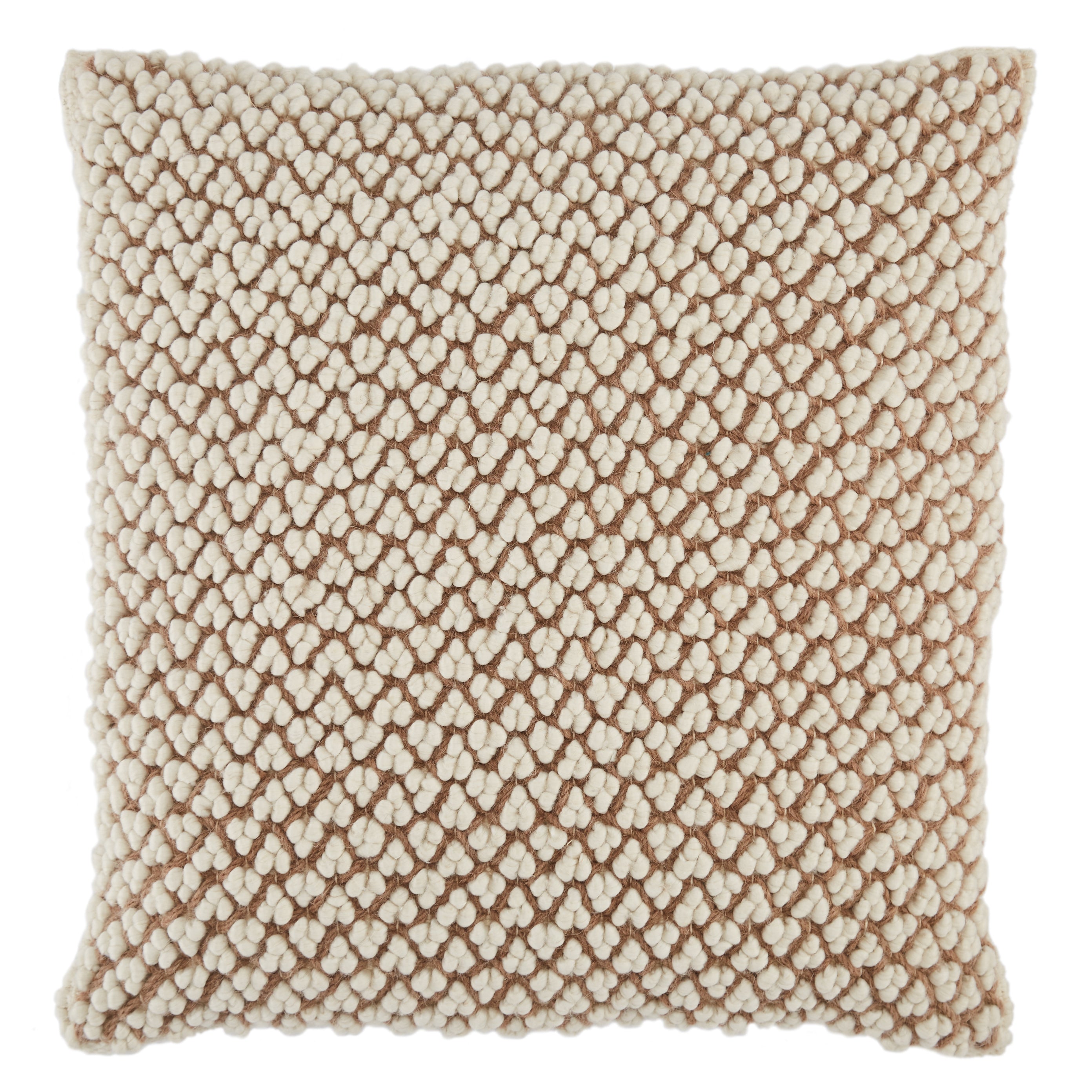 Jaipur Living Madur Pillow - Tan/Ivory (AGO02)