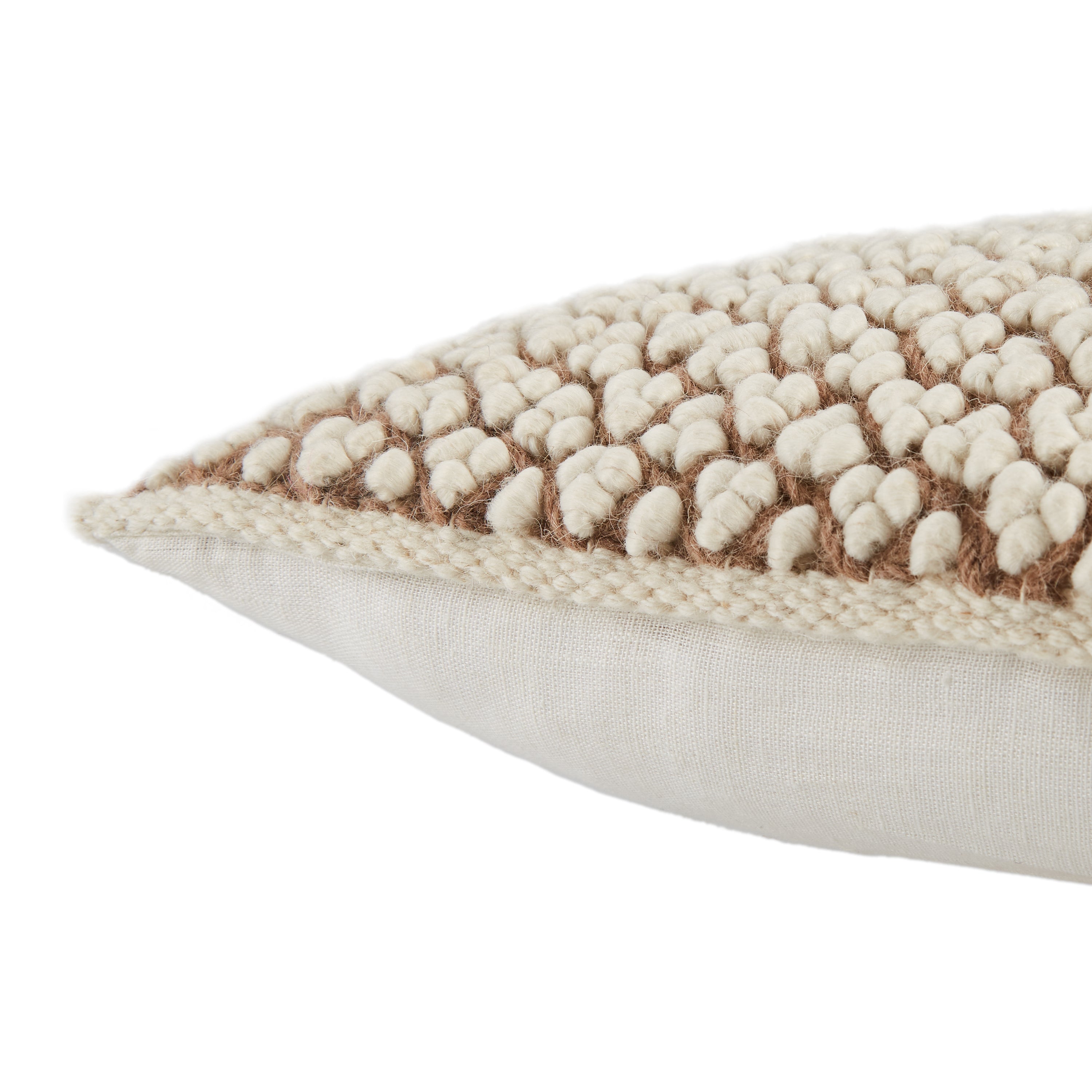 Jaipur Living Madur Pillow - Tan/Ivory (AGO02)