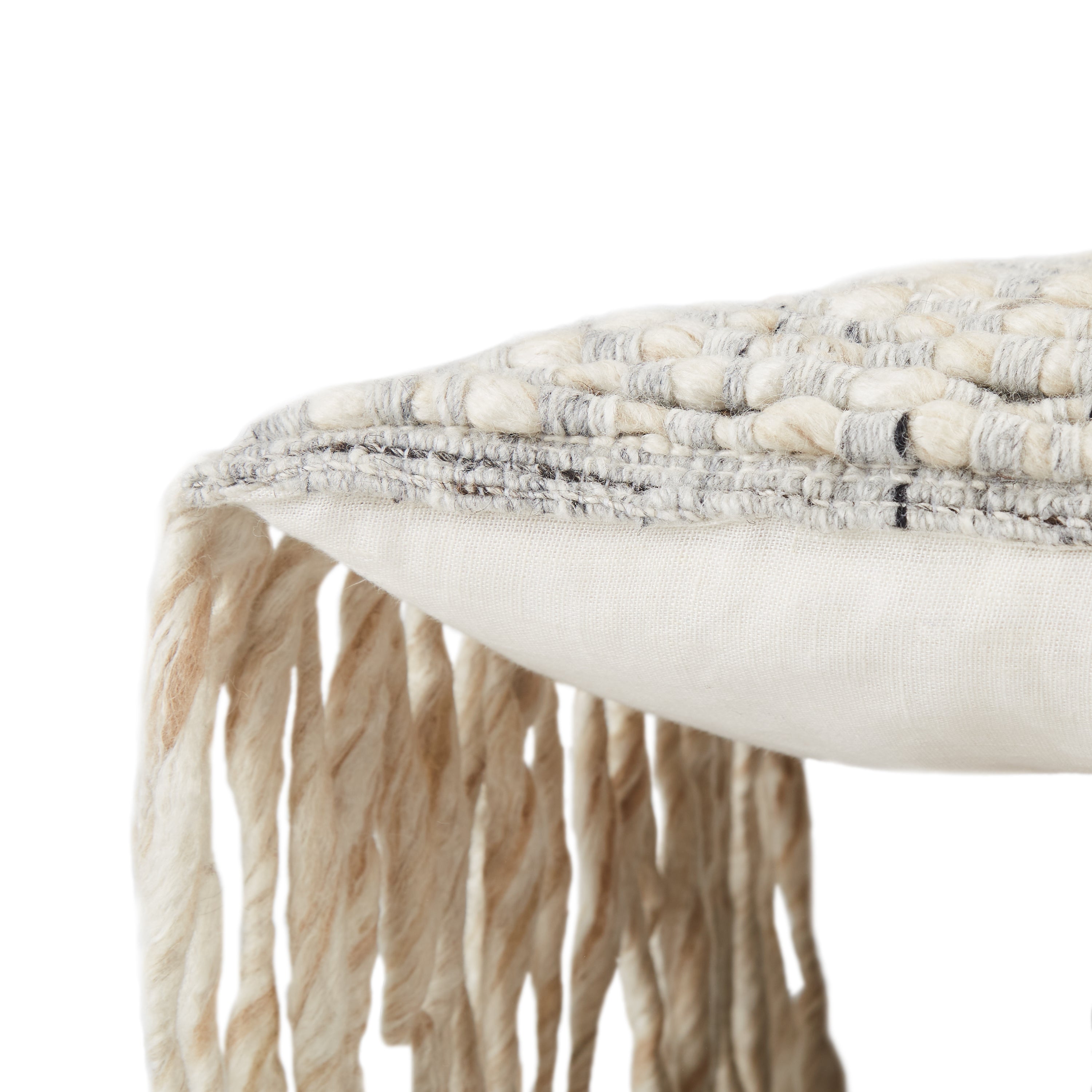 Jaipur Living Cilo Pillow - Cream/Light Gray (AGO07)