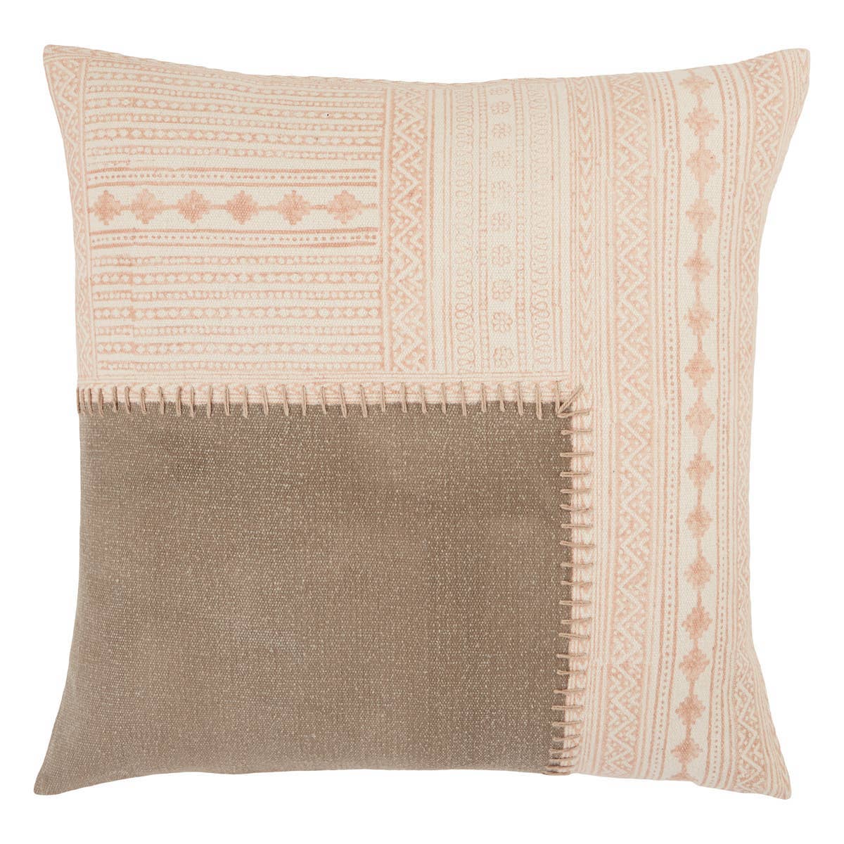 Jaipur Living Amulet Pillow - Pink/Ivory (AMU04)