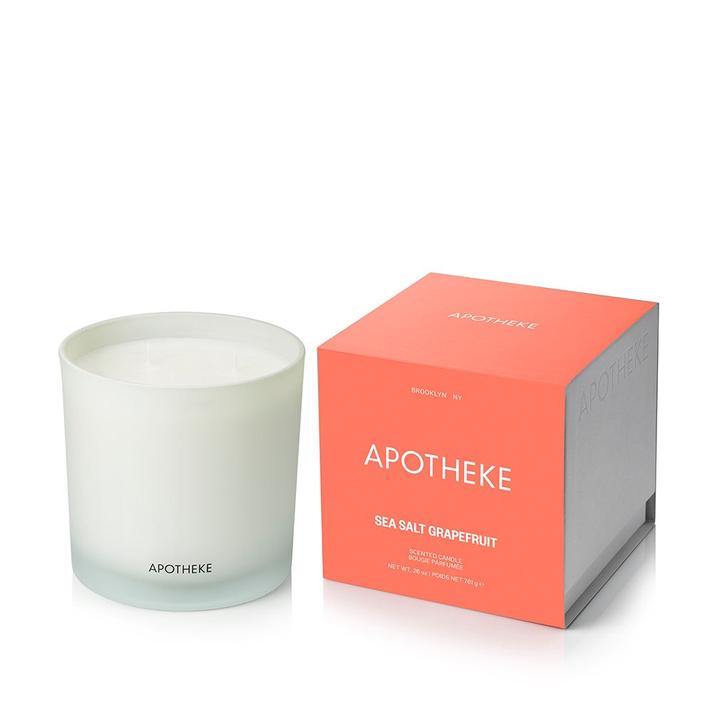 Apotheke Sea Salt Grapefruit 3-Wick Candle