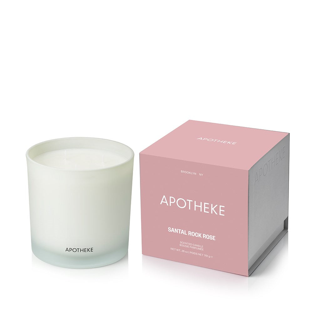 Apotheke Santal Rock Rose 3-Wick Candle
