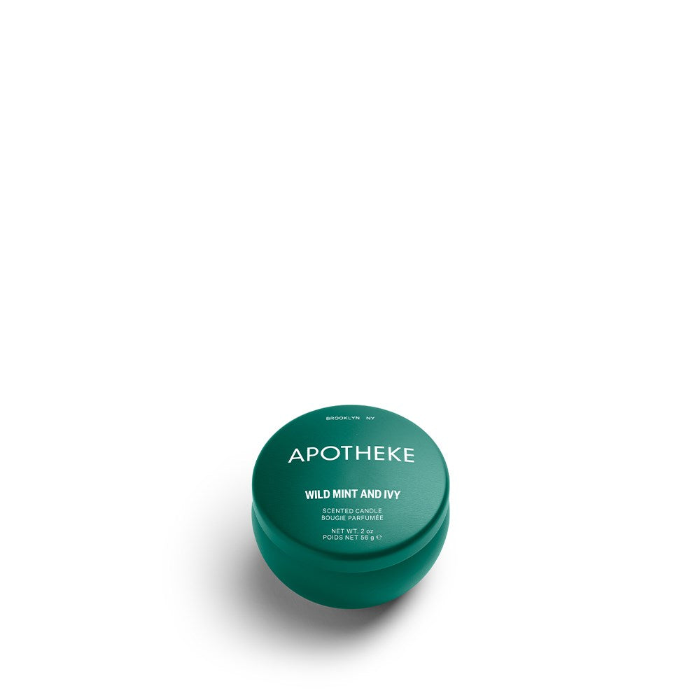 Apotheke Wild Mint and Ivy Mini Candle Tin