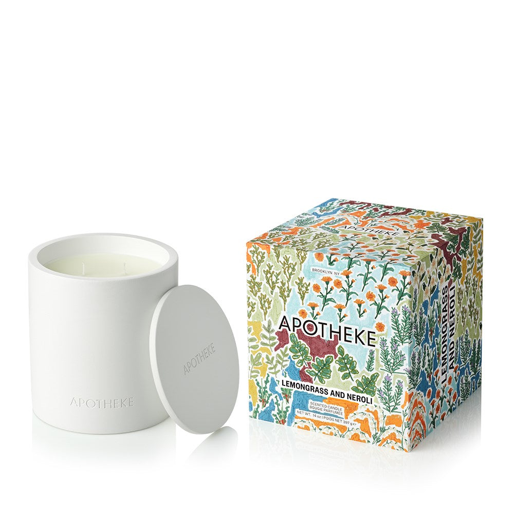 Apotheke Lemongrass and Neroli 2-Wick Candle
