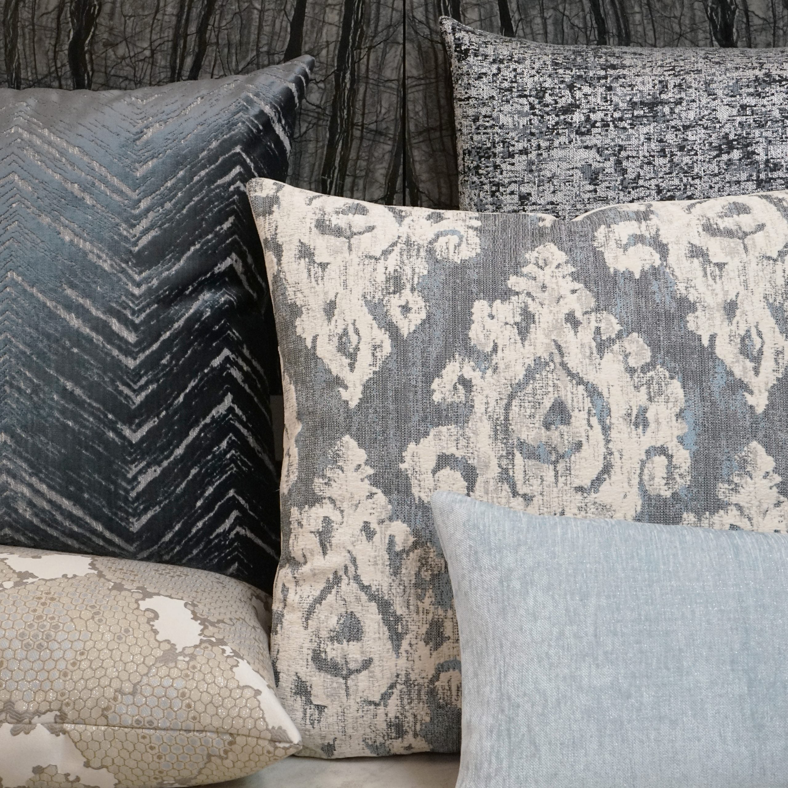 D.V. Kap Home Brilliance Pillow - Sapphire