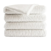 D.V. Kap Home Callard Throw - Snow (Corded)