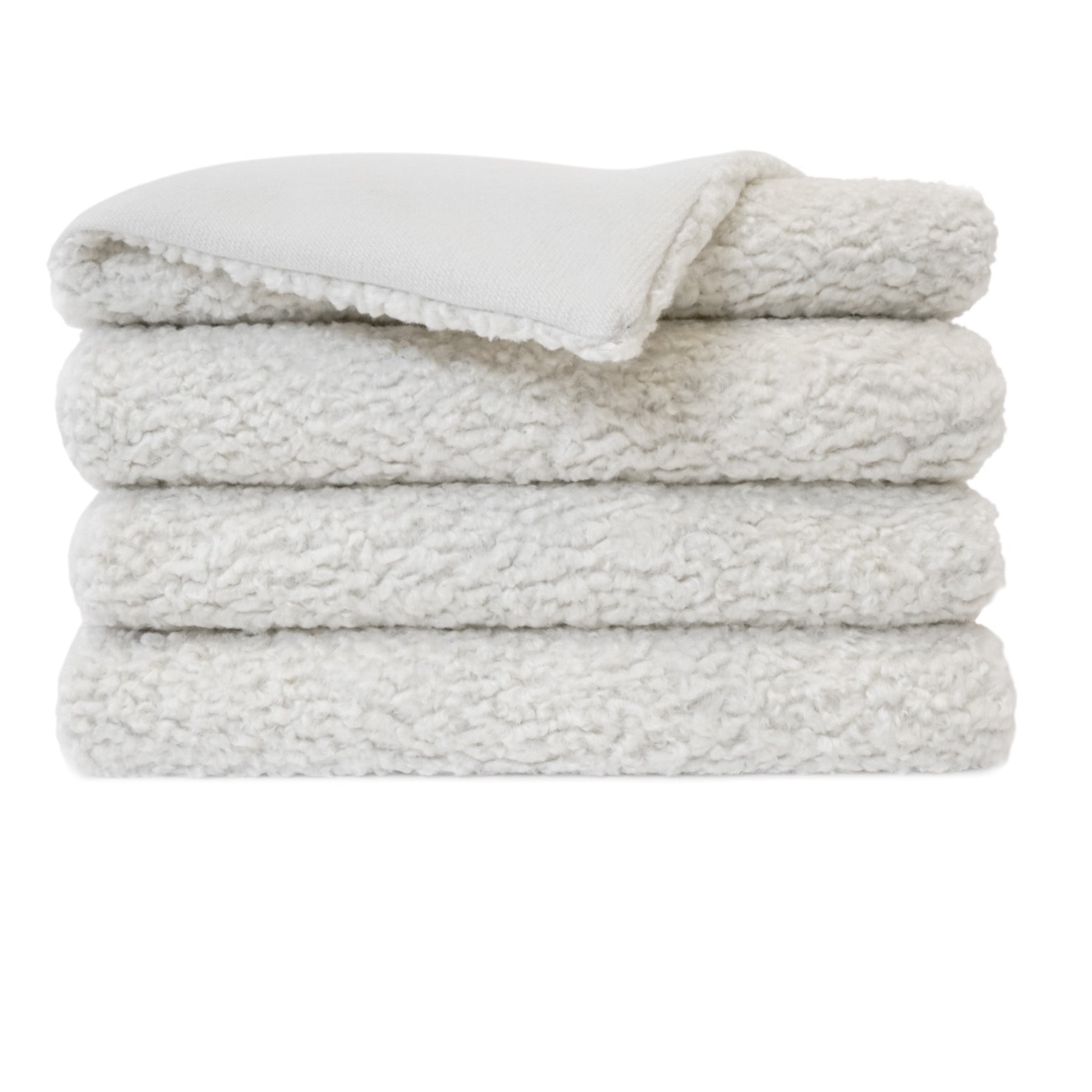 D.V. Kap Home Poodle Throw - Cloud