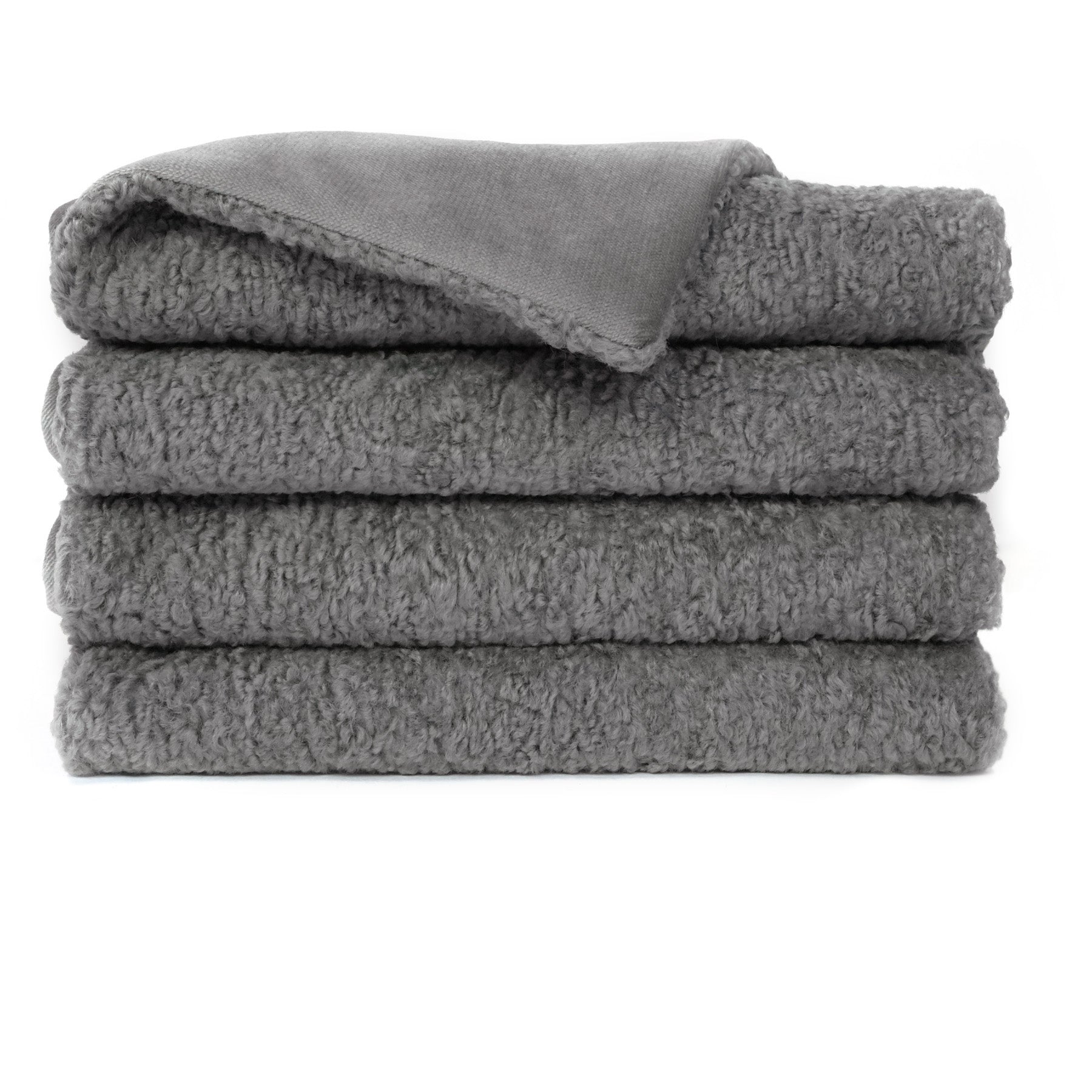 D.V. Kap Home Poodle Throw - Pewter