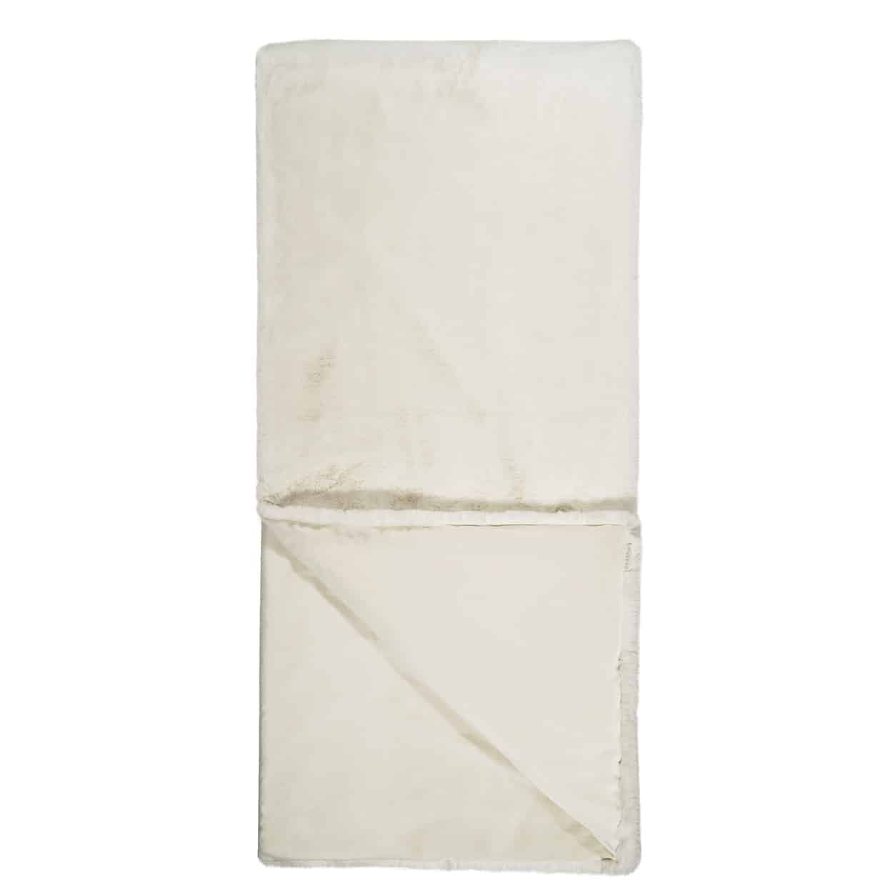 D.V. Kap Home Arlo Throw - Ivory