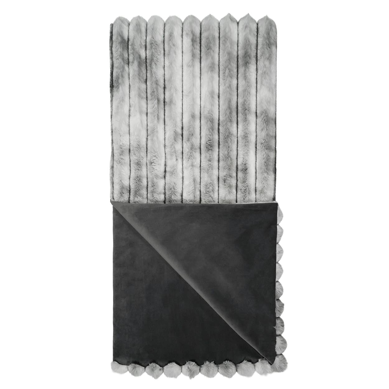 D.V. Kap Home Summit Throw - Grey