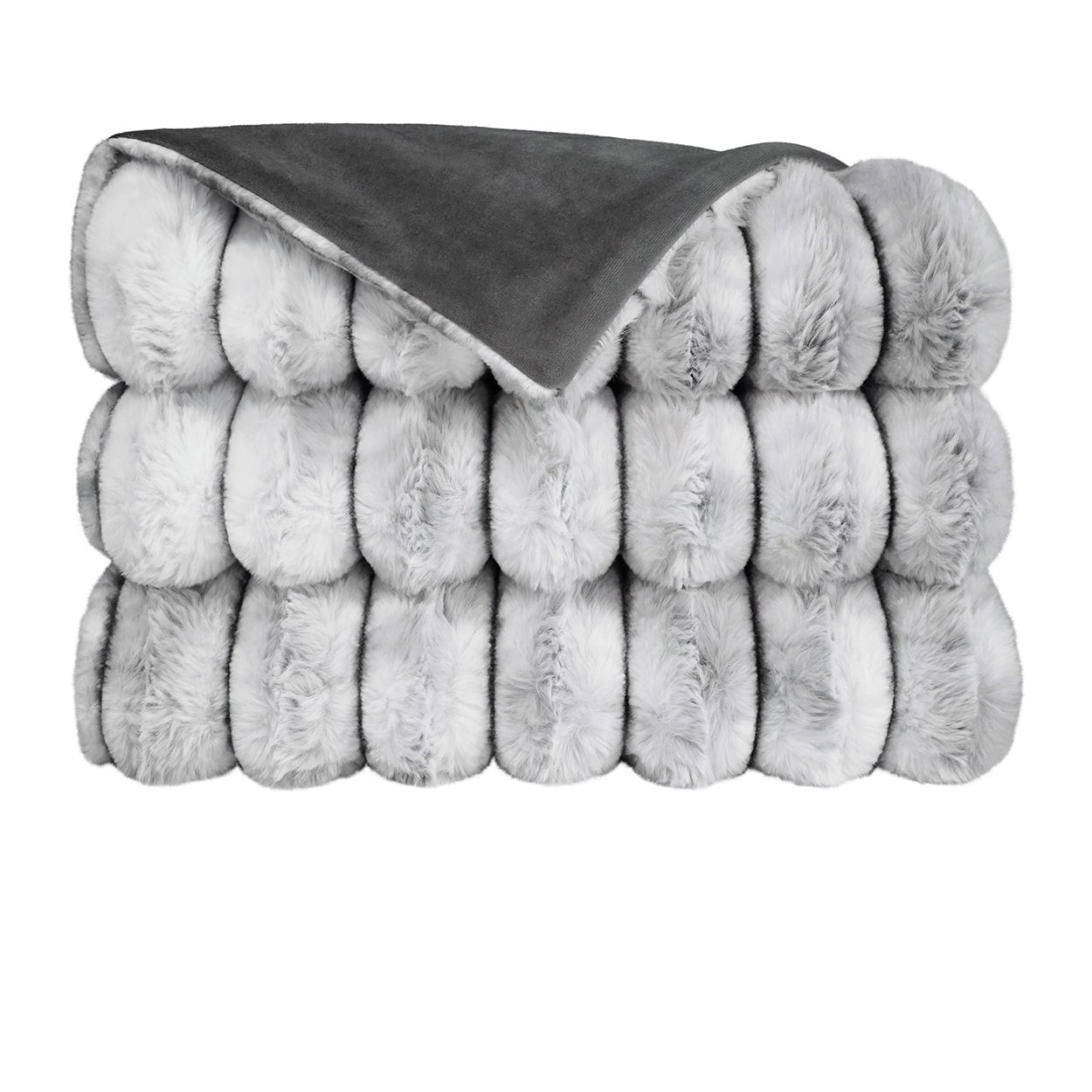 D.V. Kap Home Summit Throw - Grey