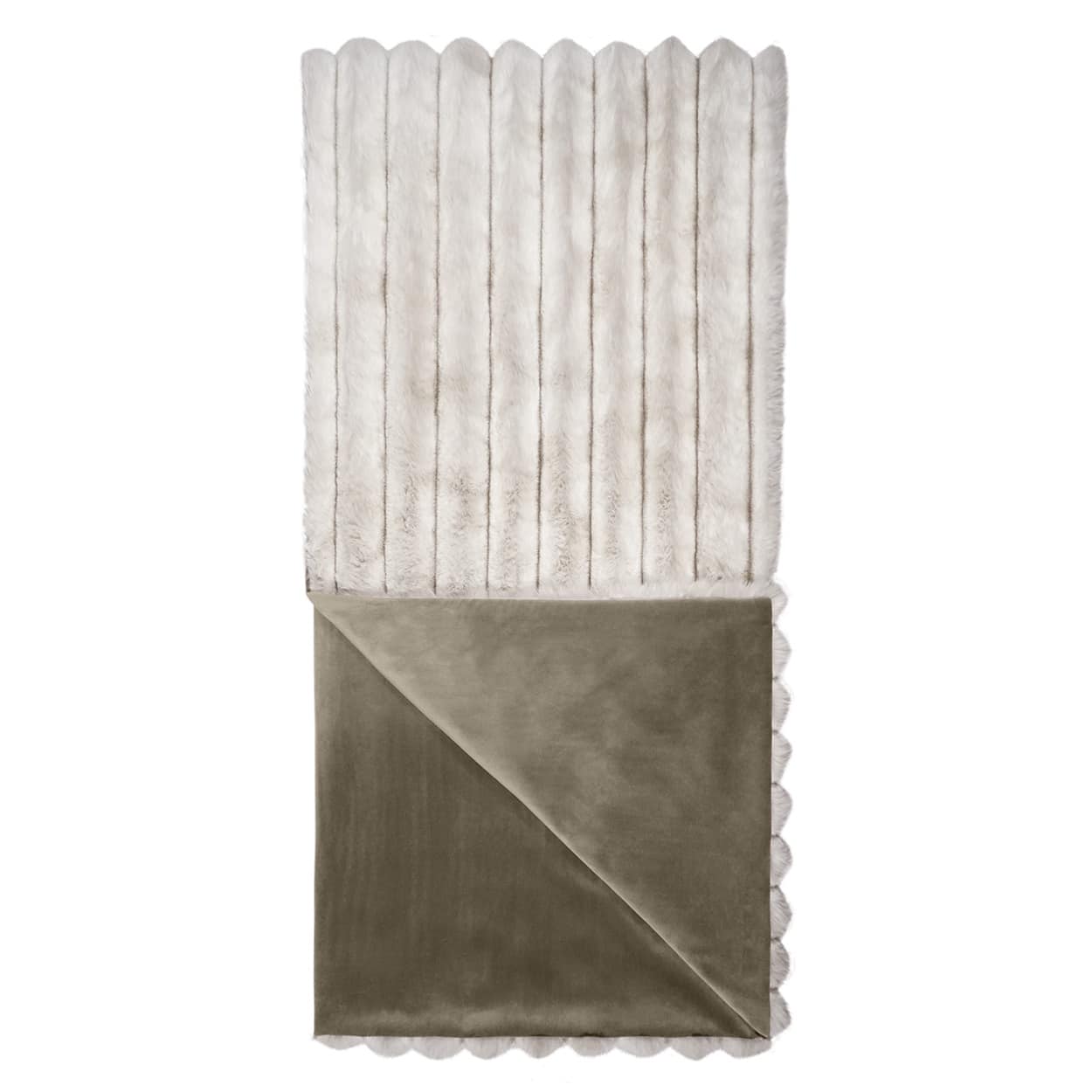 D.V. Kap Home Summit Throw - Ivory
