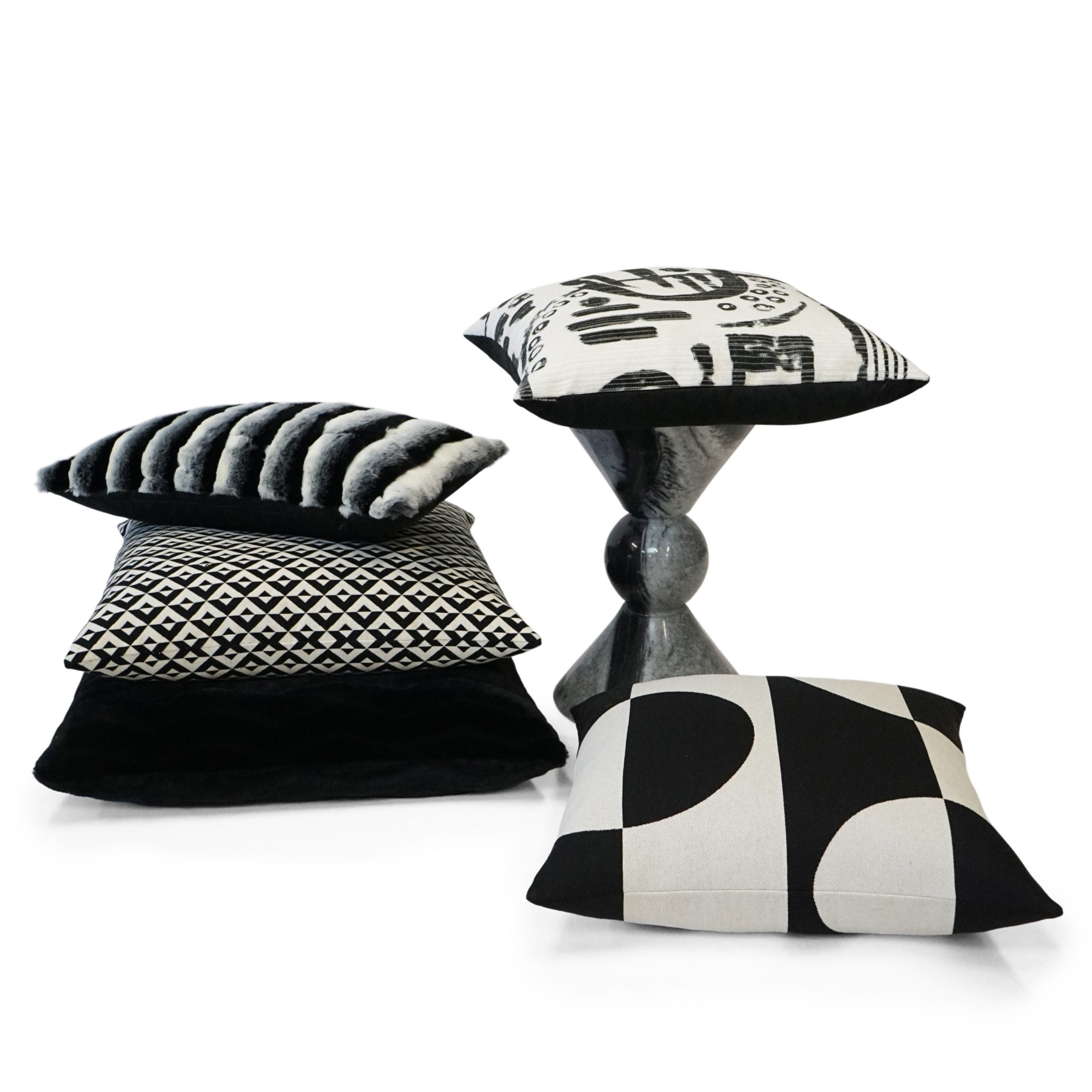 D.V. Kap Home Brush Gesture Pillow
