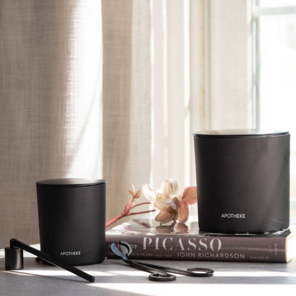 Apotheke Black 3-Wick Candle Lid