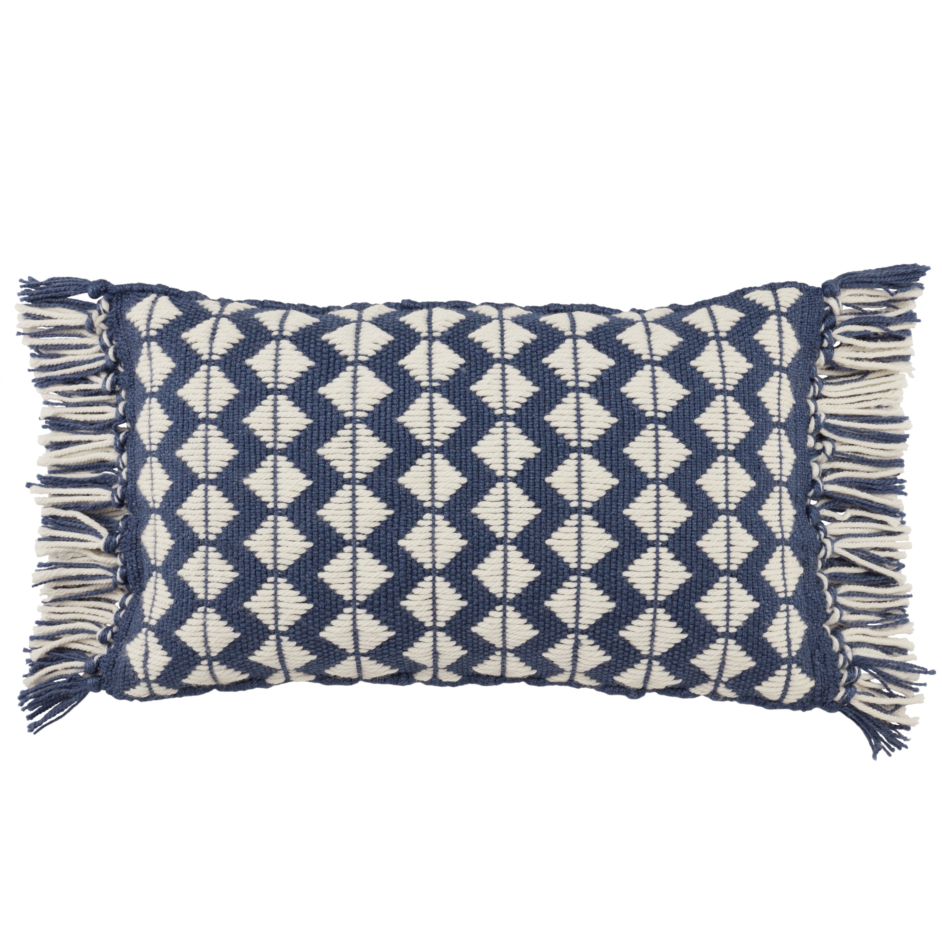Jaipur Living Perdita Pillow - Dark Blue/Ivory (CHE03)