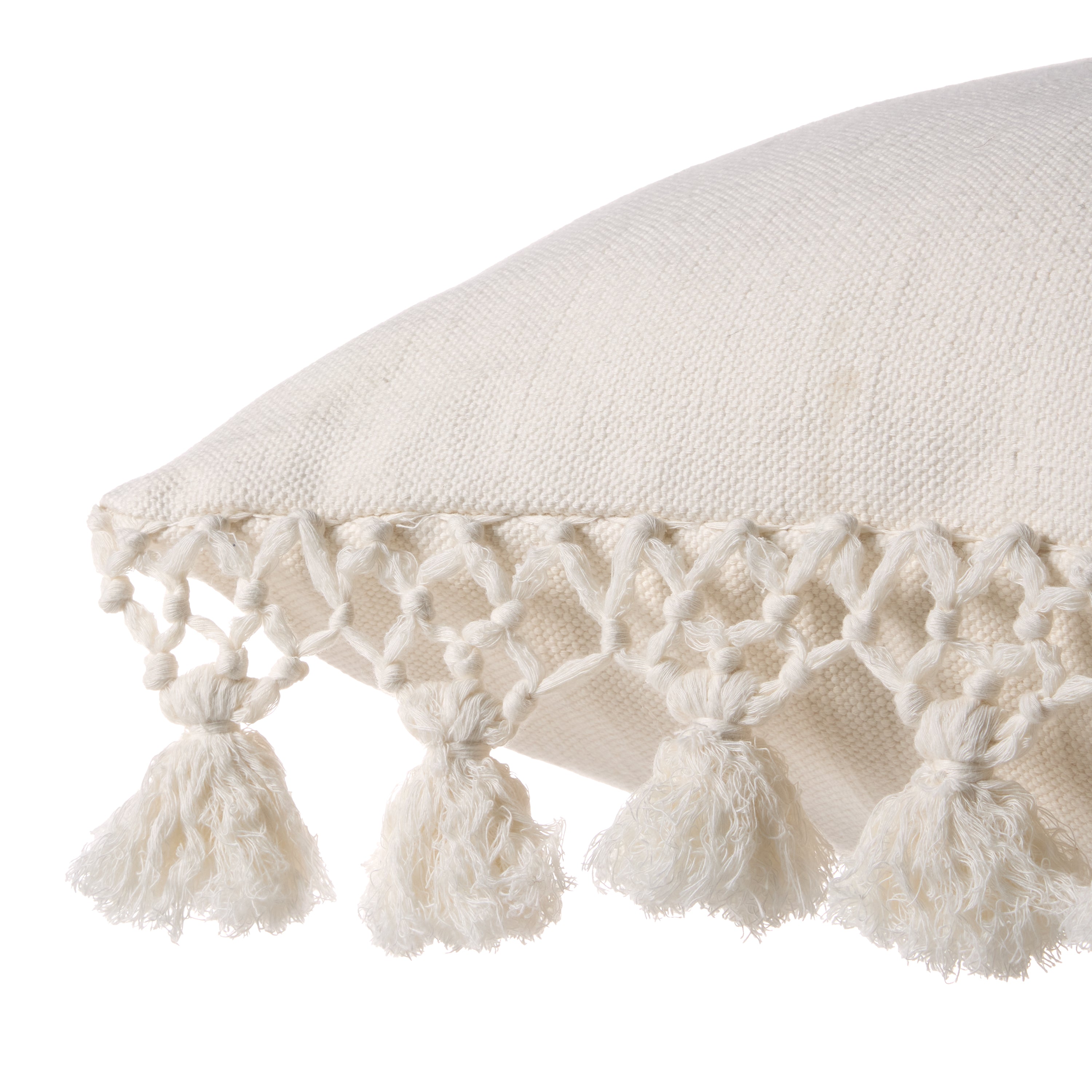 Jaipur Living Traveon Pillow - White (CLE01)