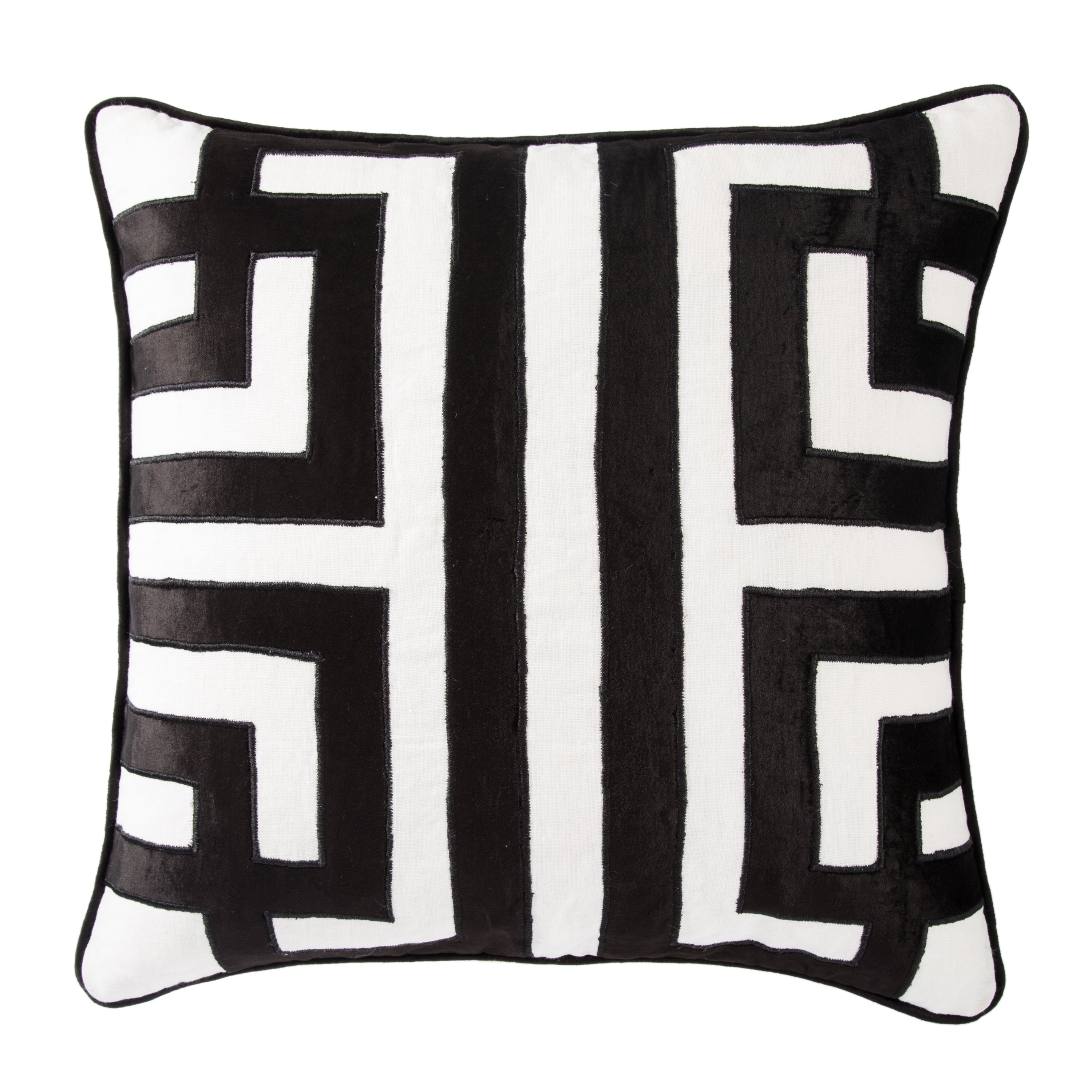 Jaipur Living Nki09 Pillow - White/Black (CNK08)