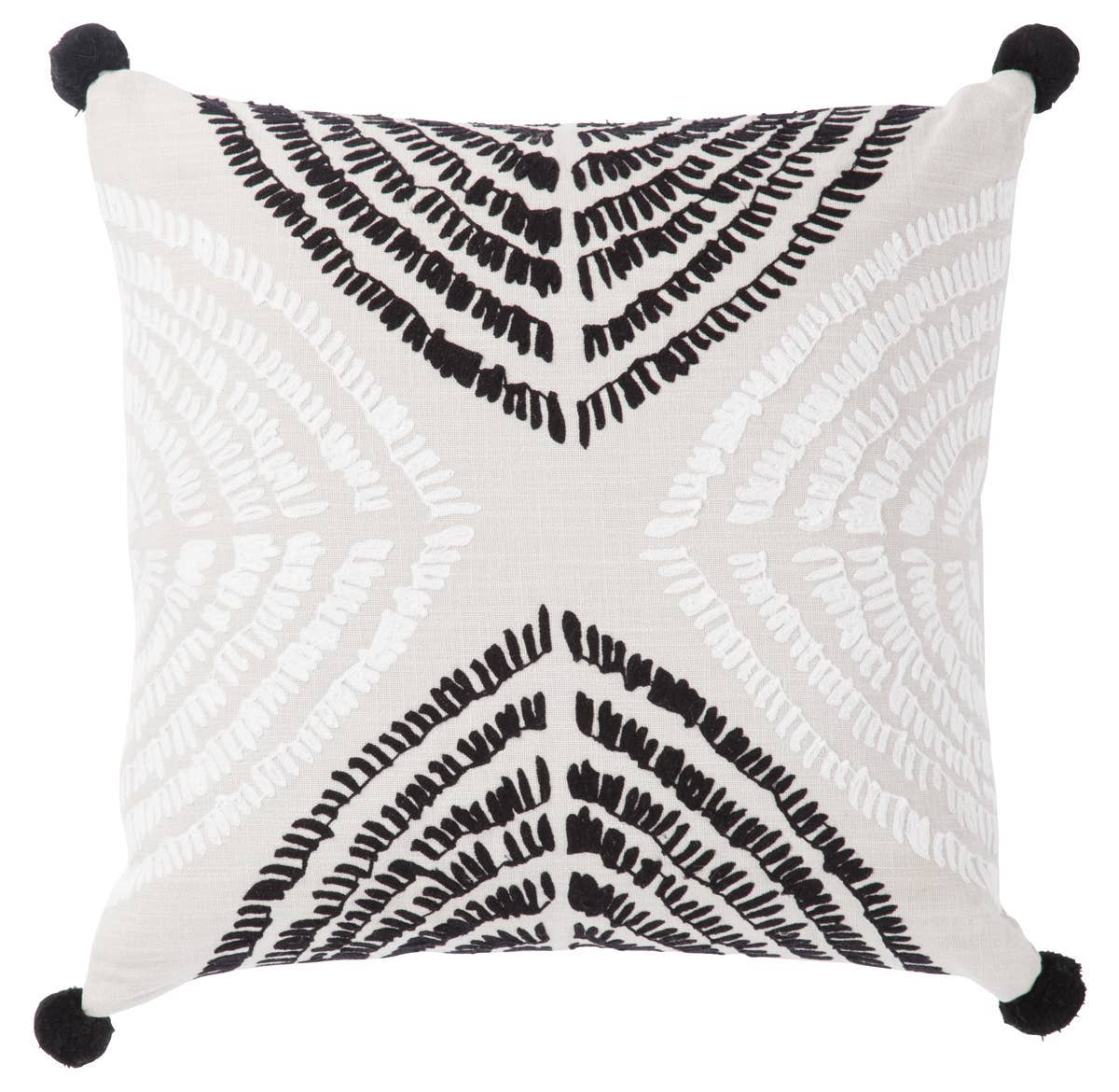 Jaipur Living Cosmic Pillow - Black/Gray (CNK54)