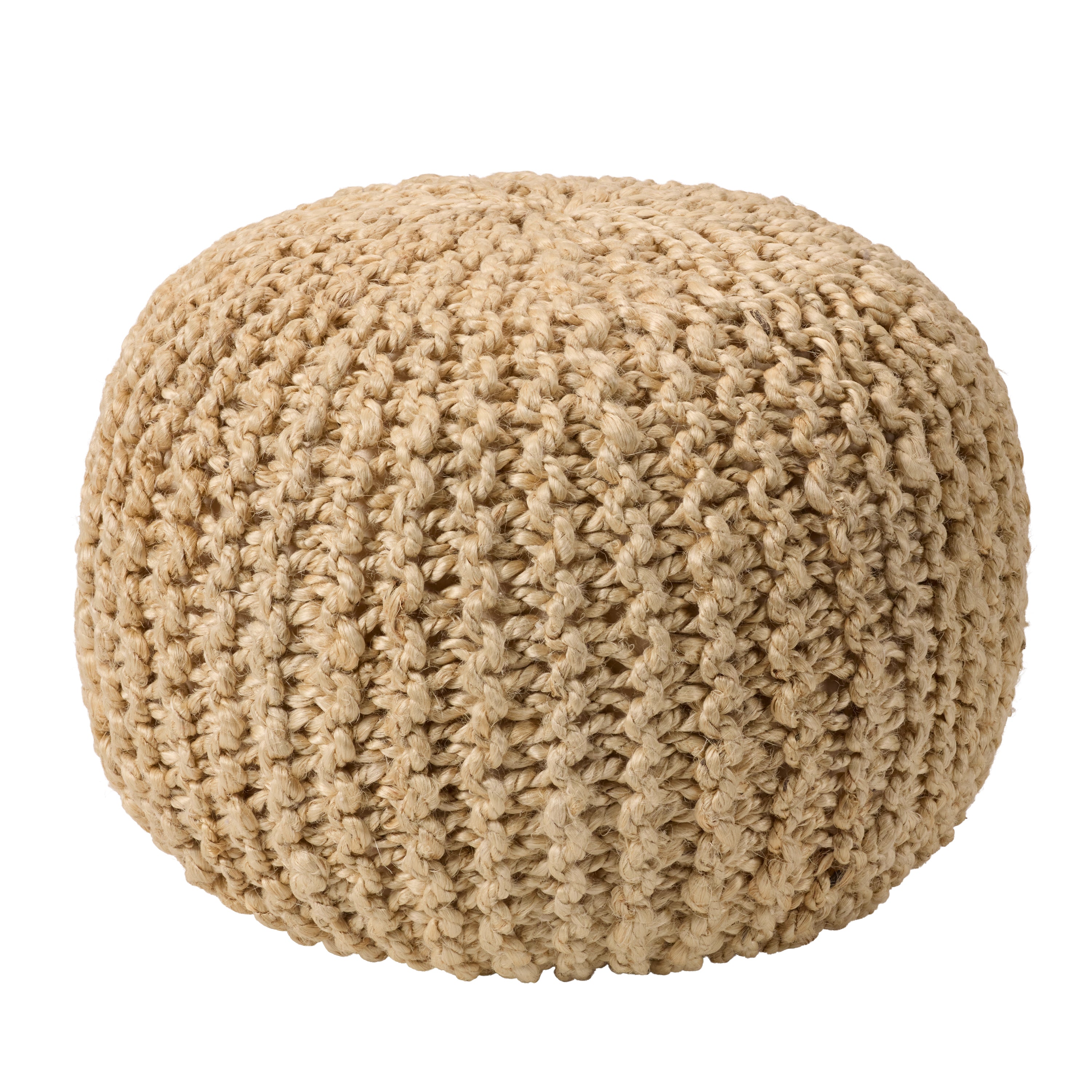 Label J Azene Pouf - Beige/Brown (CNV02)