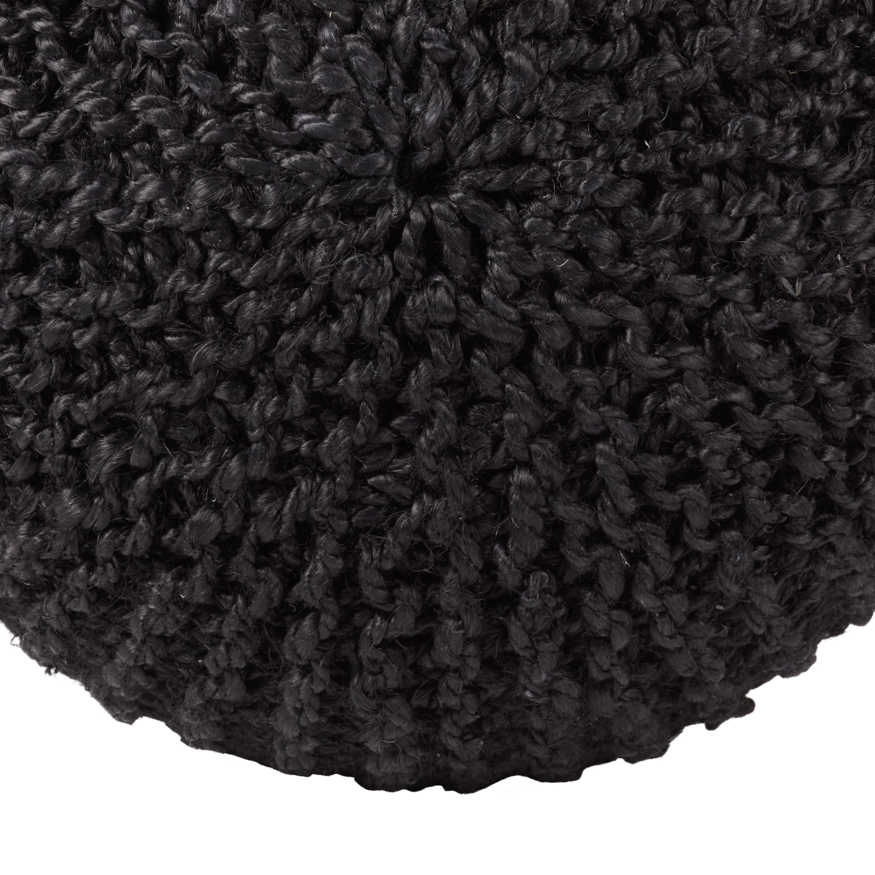 Label J Azene Pouf - Black (CNV03)