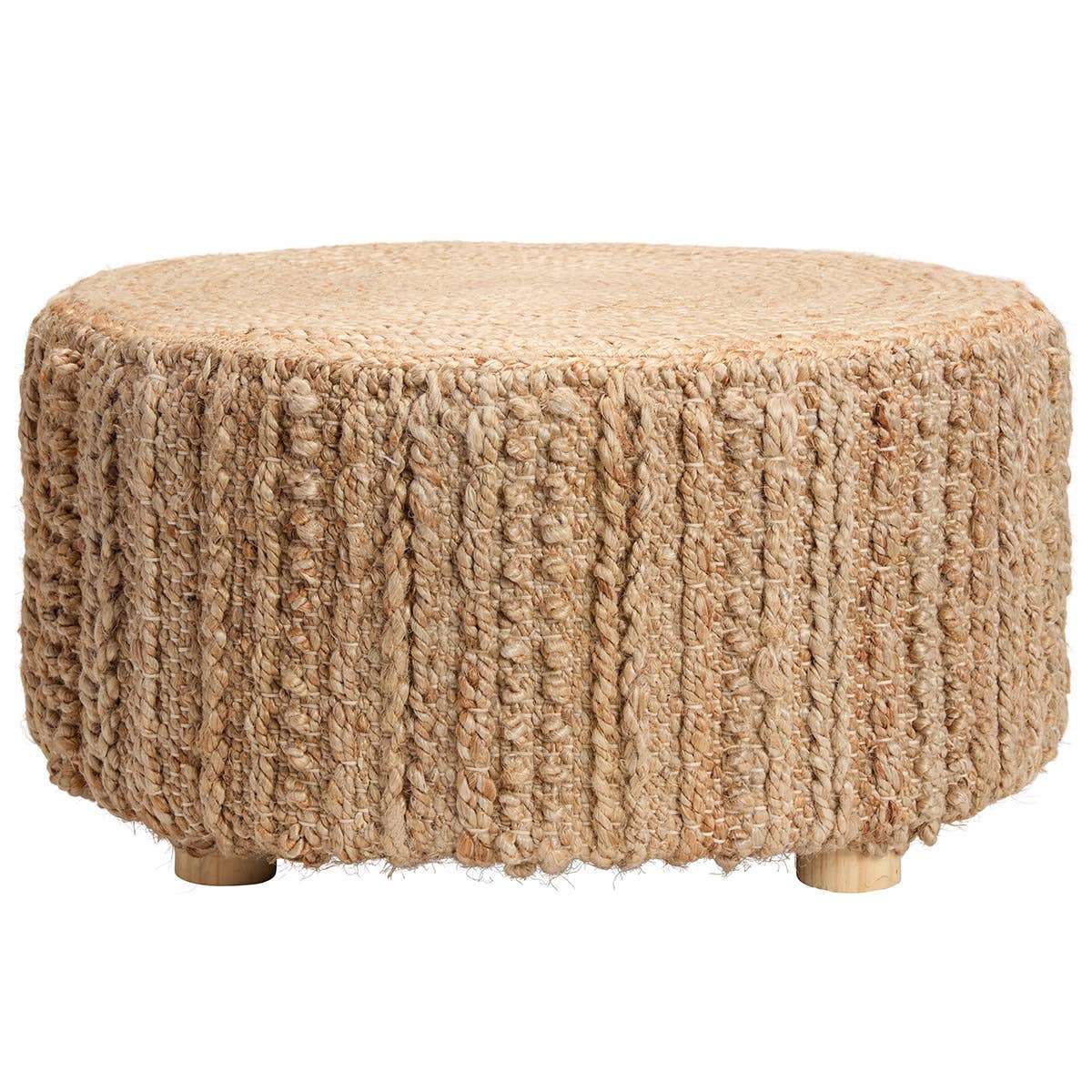Jaipur Living Core Pouf - Brown/Tan (COO01)