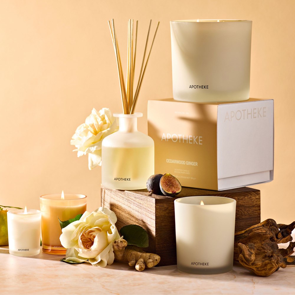 Apotheke Cedarwood Ginger 3-Wick Candle