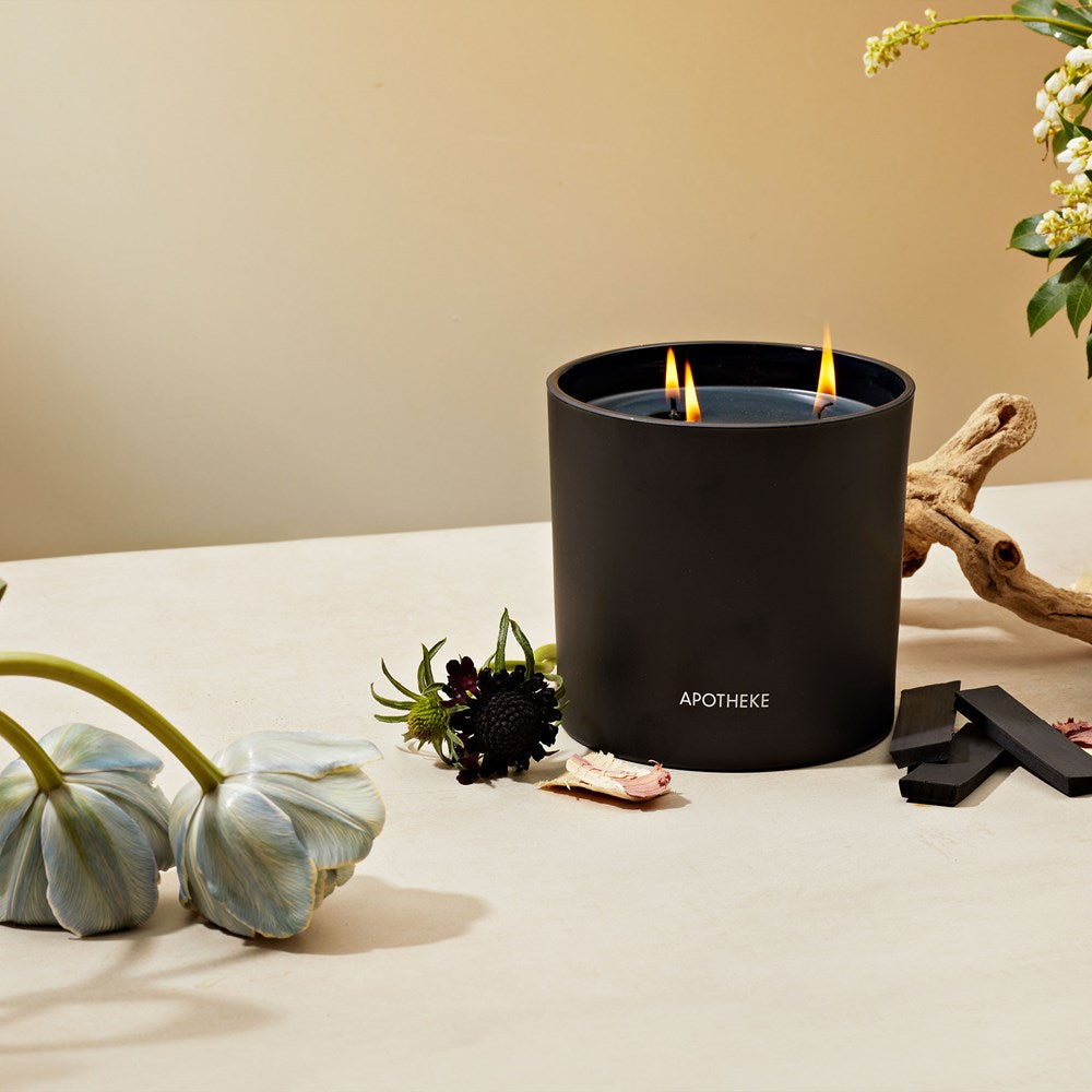 Apotheke Charcoal 3-Wick Candle