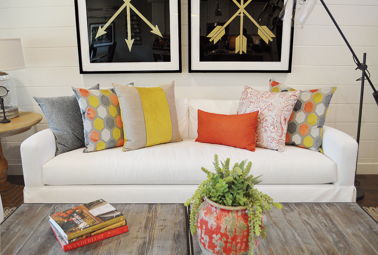 D.V. Kap Home Mallorca Pillow - Sorbet