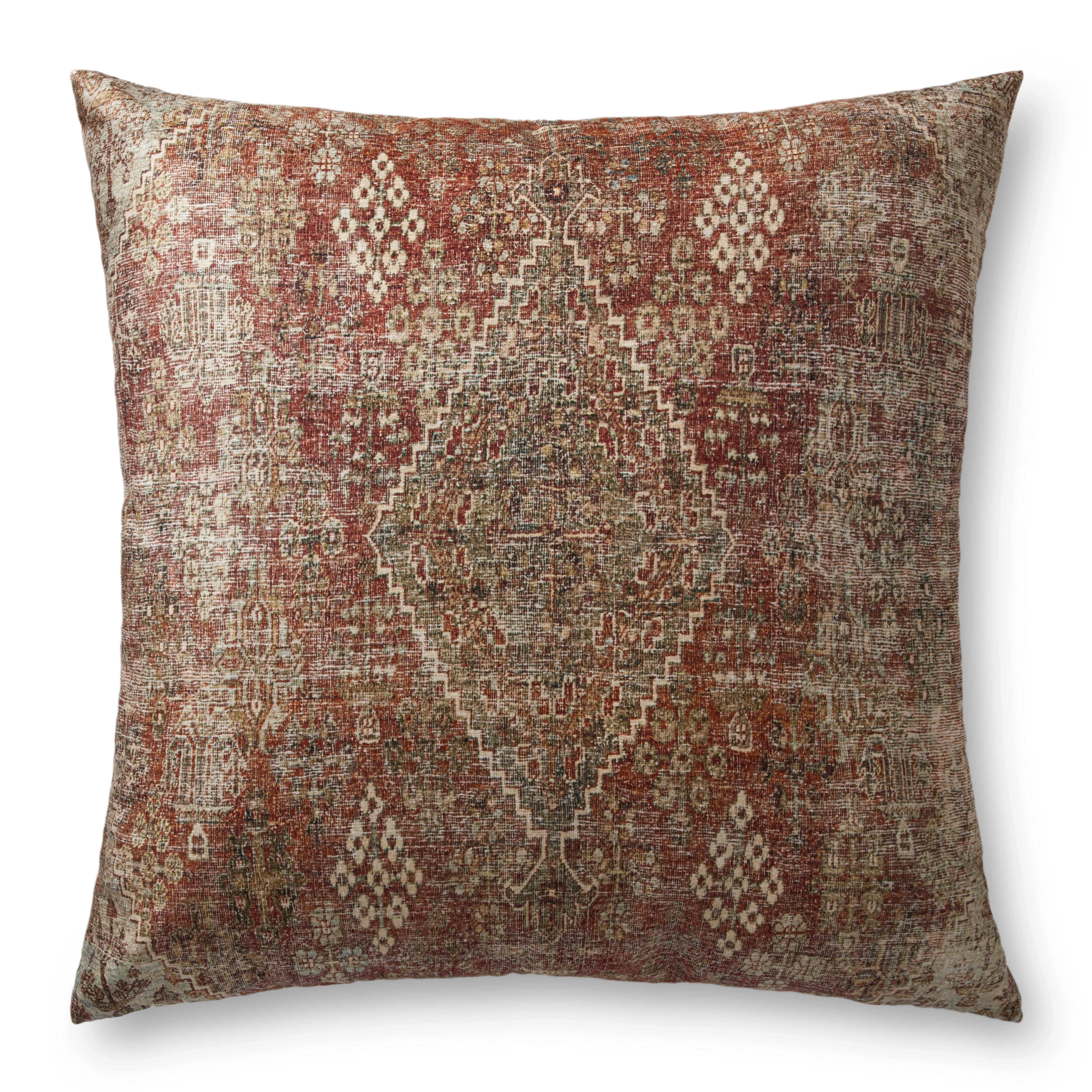 Loloi Pillow - Red / Multi (FP0009)