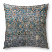Loloi Pillow - Lagoon / Brown (FP0010)