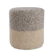 Jaipur Living Micco Pouf - Light Gray/Cream (FOL01)