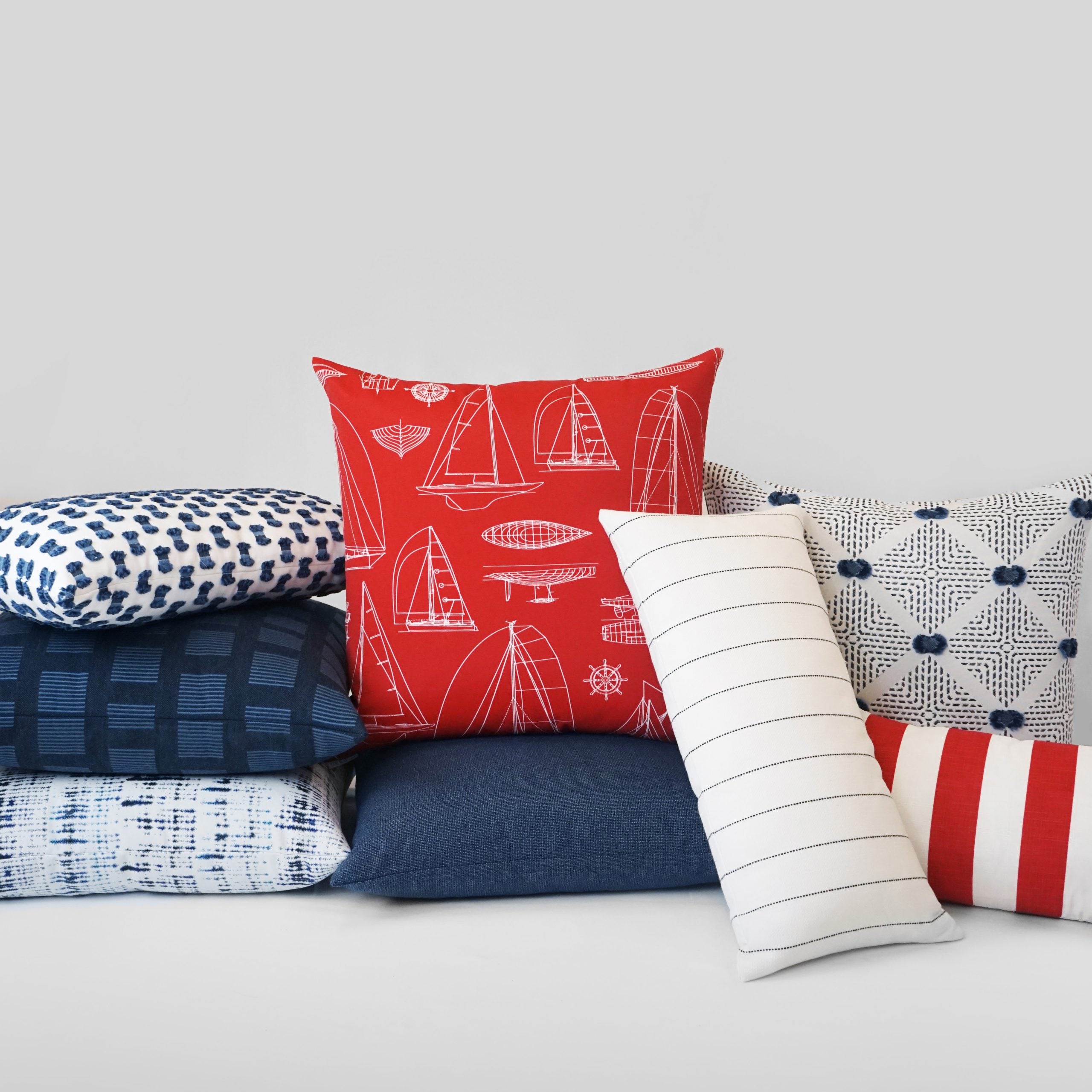 D.V. Kap Home Fifi Pillow - Indigo