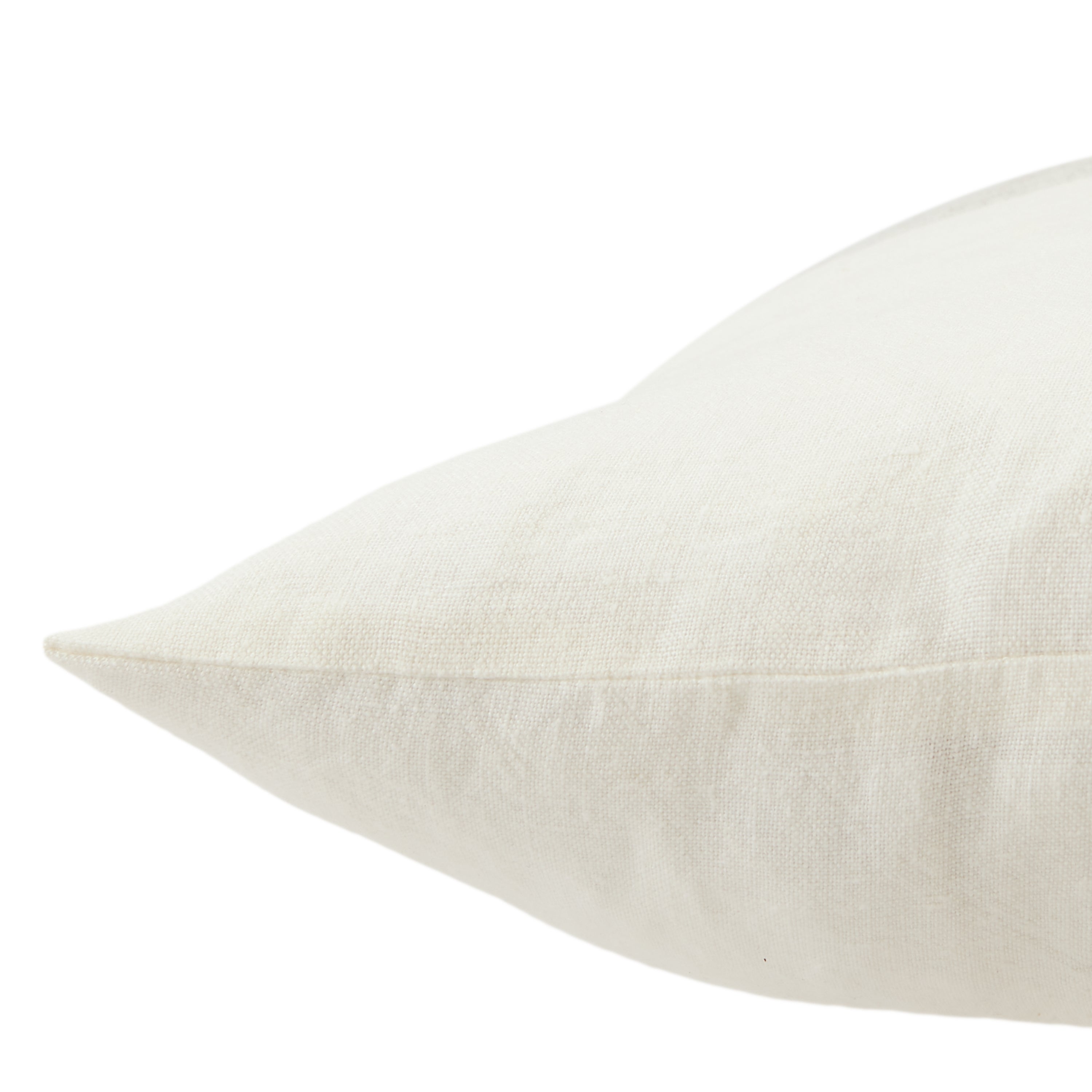 Label J Pembroke Pillow - White/Gray (GAL01)