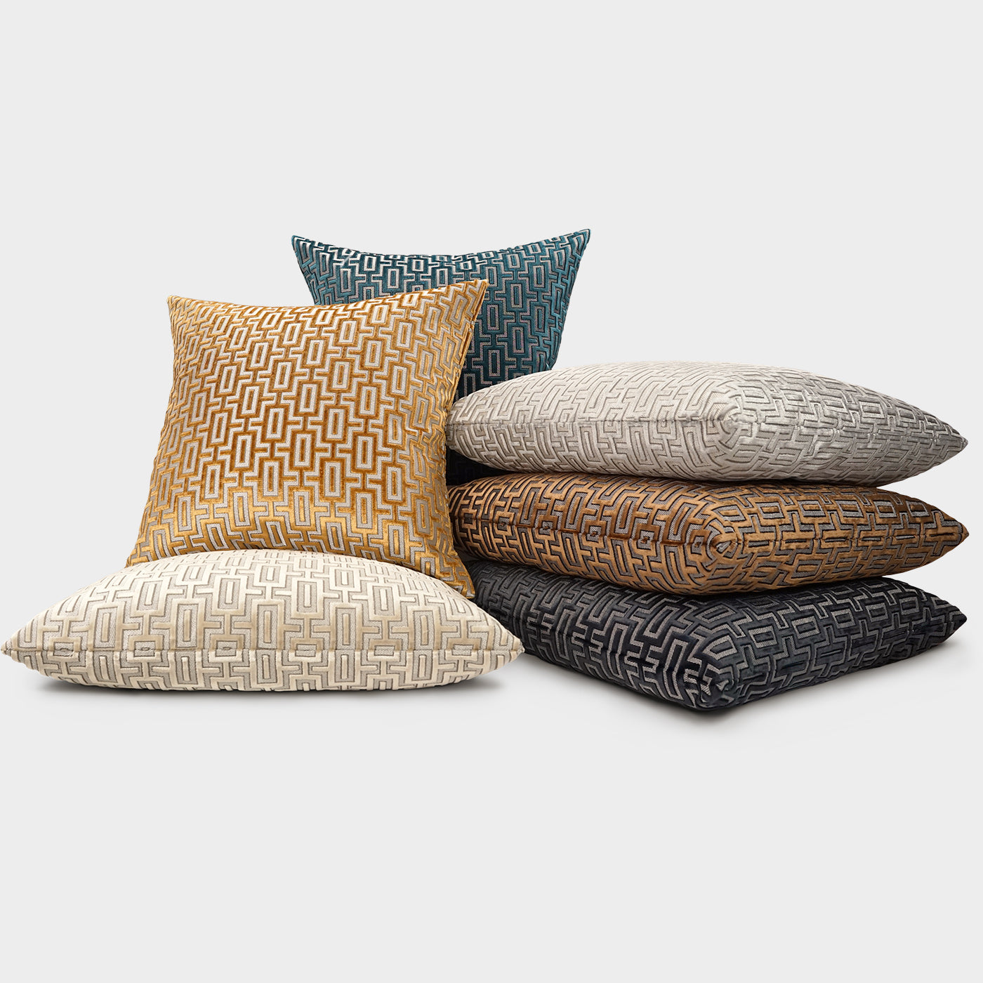 D.V. Kap Home Bergman Pillow - Onyx