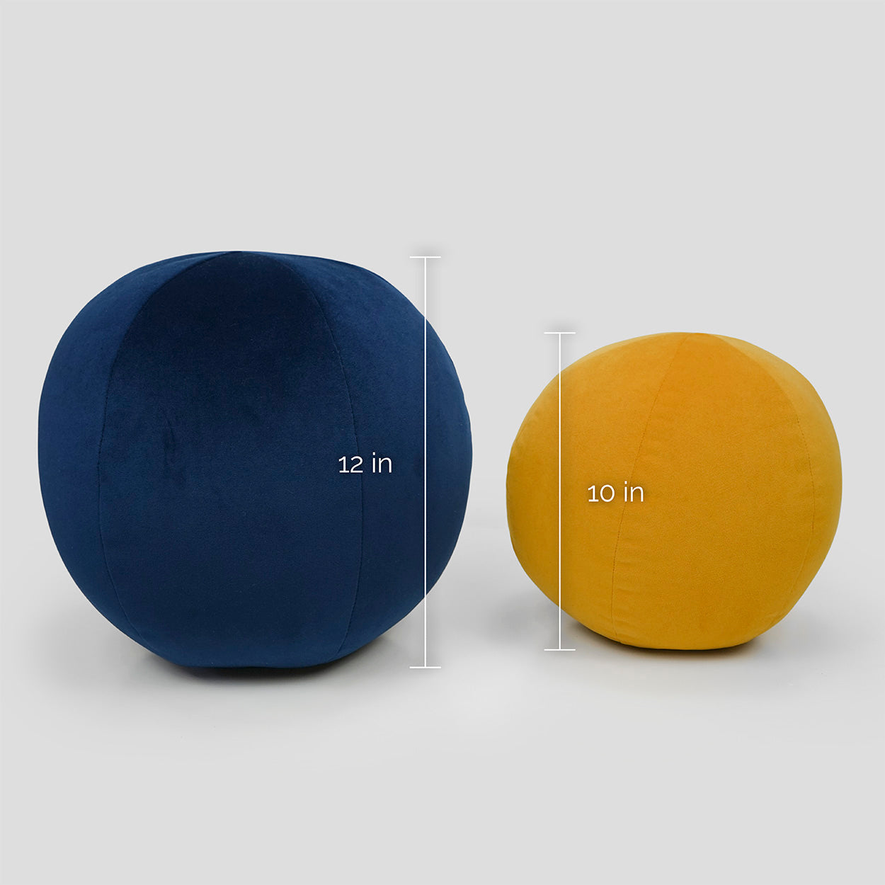 D.V. Kap Home Posh Ball Pillow - Orange (10" x 10")