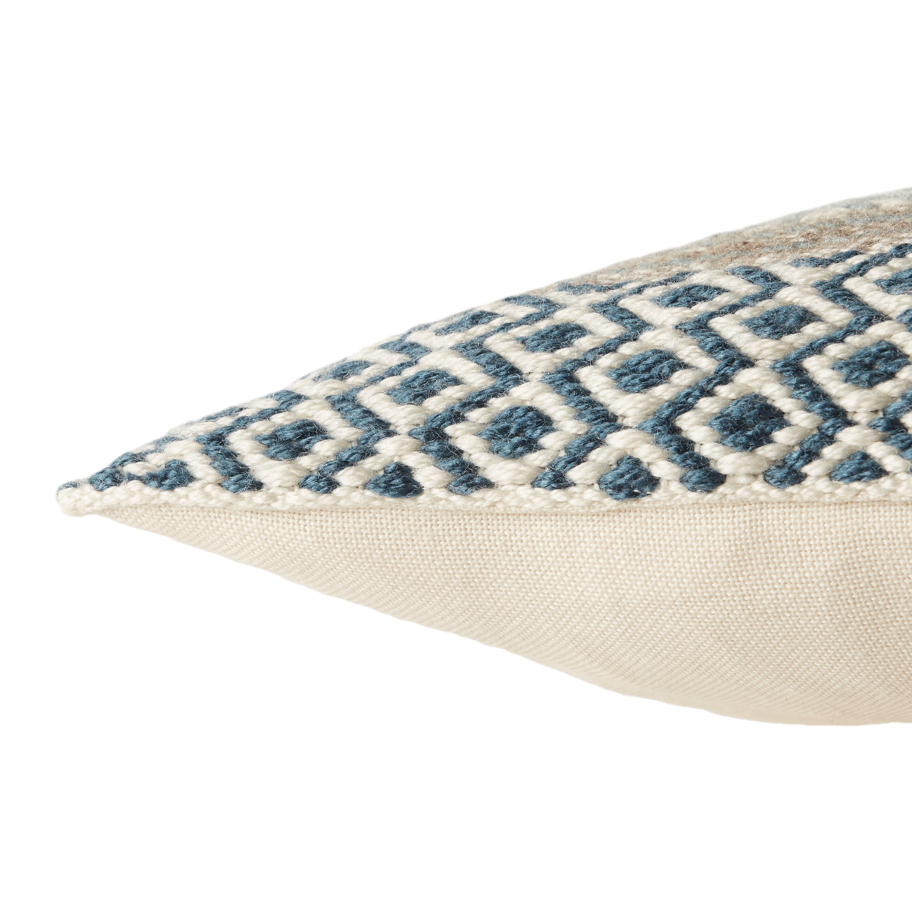 Jaipur Living Fleeta Pillow - Blue/Gold (ISK03)