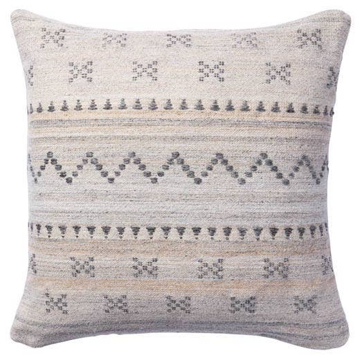 Jaipur Living Origins Pillow - Gray/Ivory (LAK01)