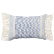 Label J Iker Pillow - Light Blue/Ivory (LIR03)