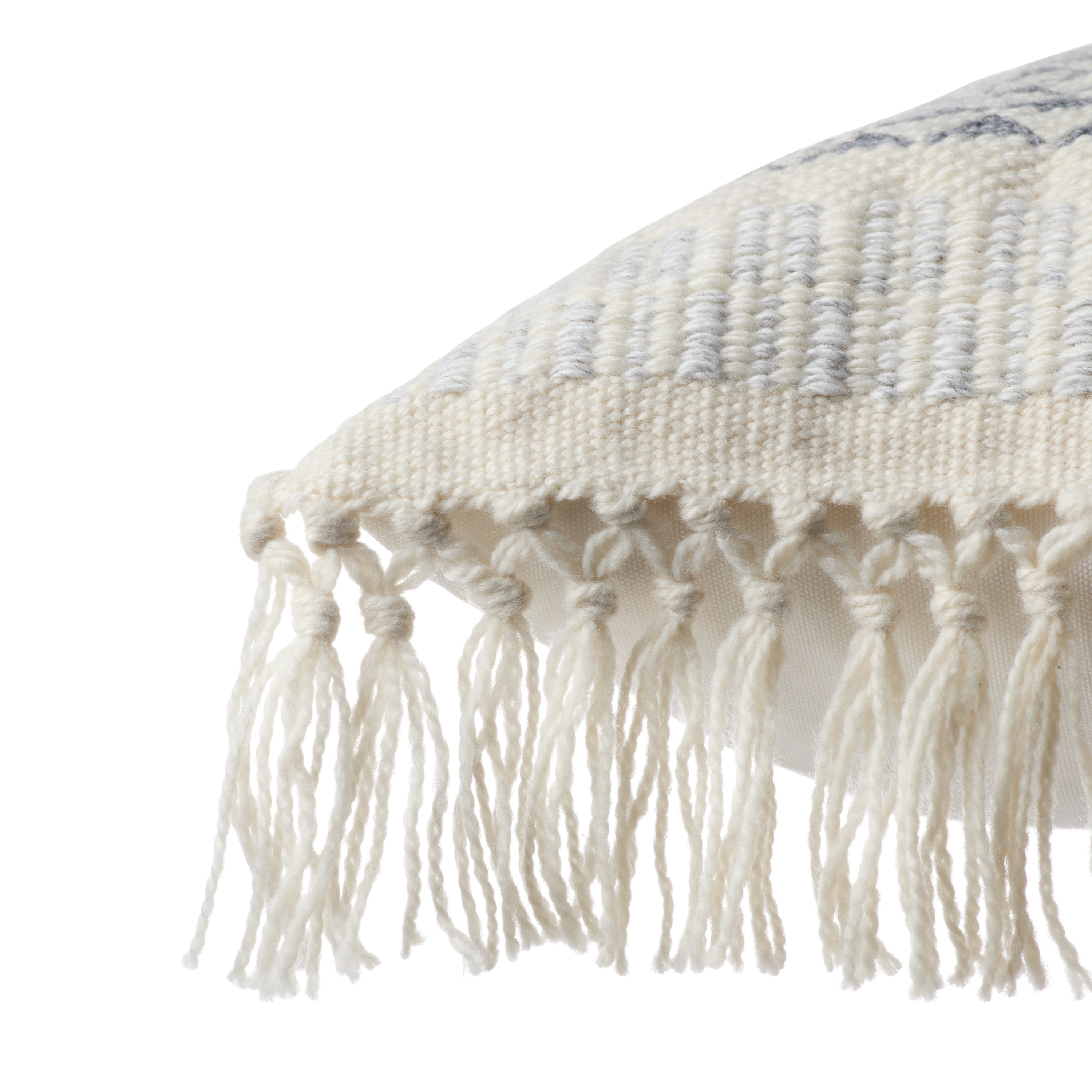 Label J Haskell Pillow - Slate/Ivory (LIR09)